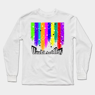 world art day Long Sleeve T-Shirt